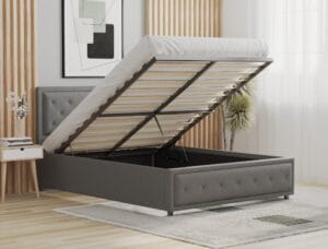Modern bed frame 3D visualization