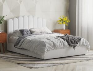 Upholstered bed frame visualization