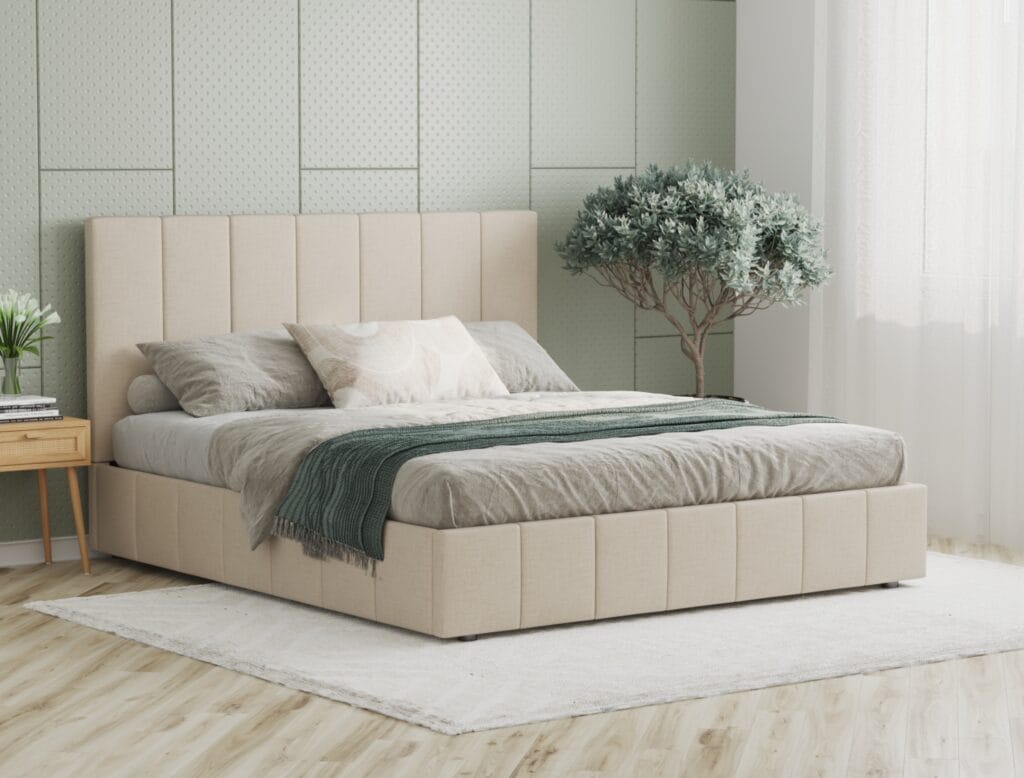 Upholstered bed frame visualization