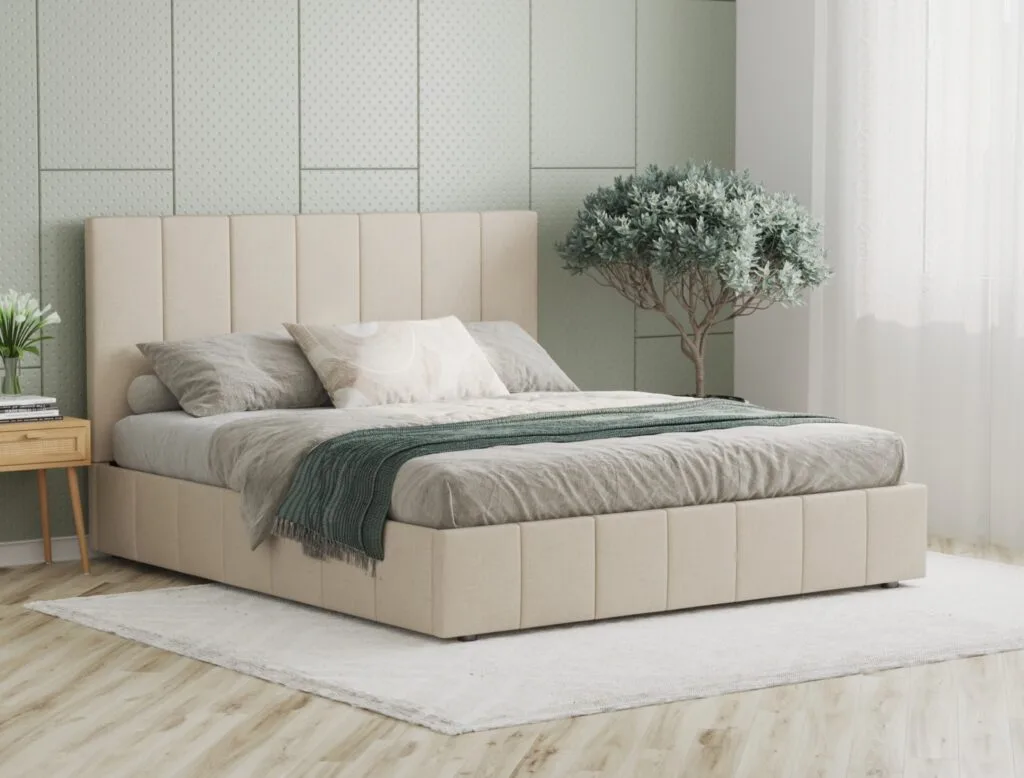 Upholstered bed frame visualization