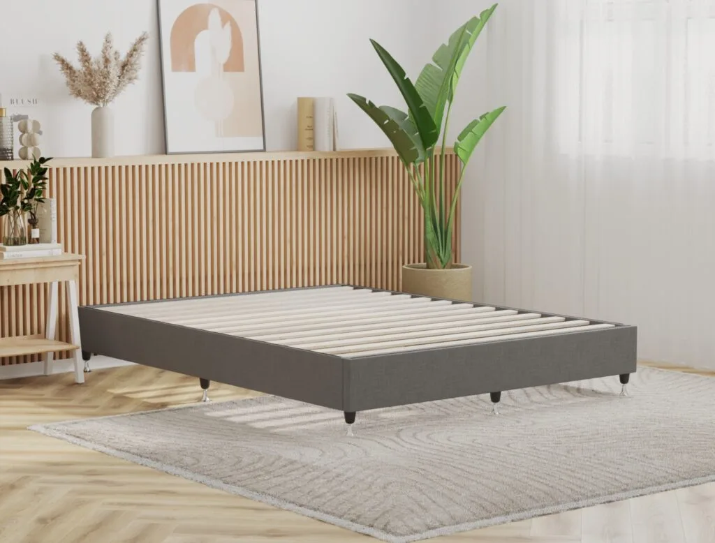 Modern bed frame 3D visualization