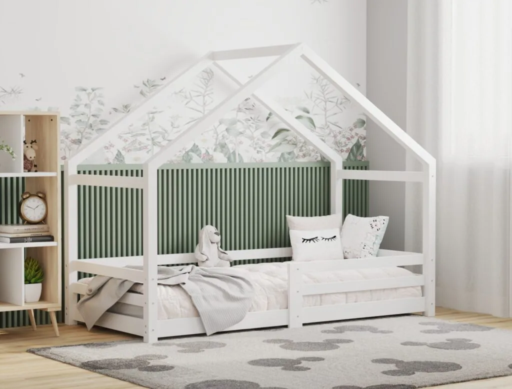 Kids bed frame 3D render