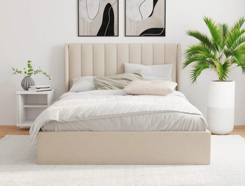 Upholstered bed frame visualization
