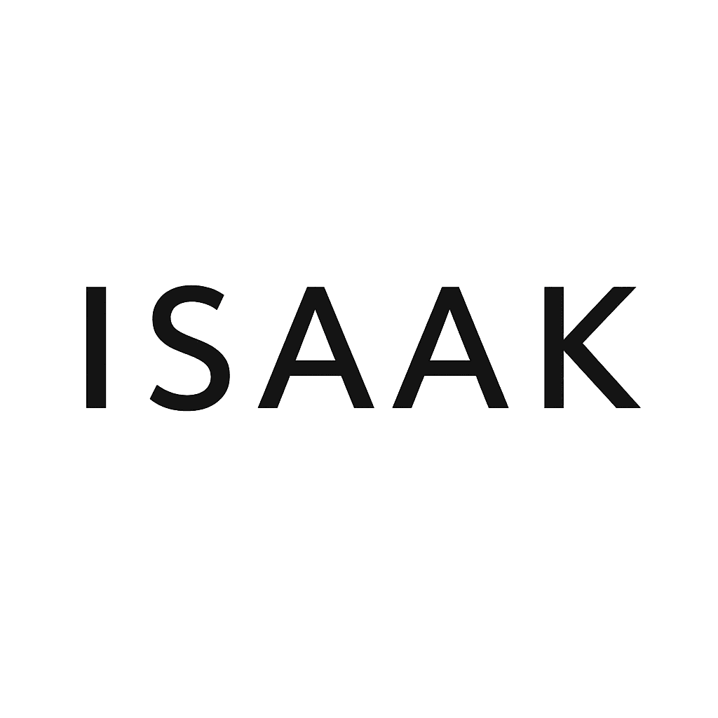 ISAAK furniture brand logo