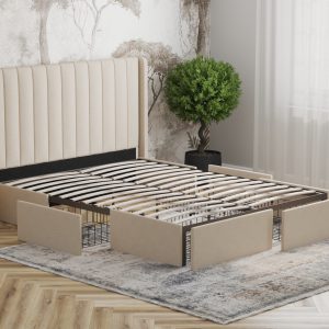Bed beige 3