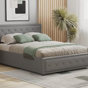 Modern bed frame 3D visualization