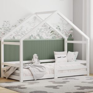 Kids bed frame 3D render
