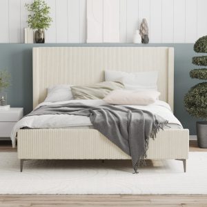 Luxury bed frame 3D visualization