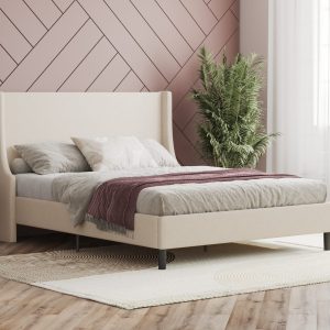 Modern bed frame 3D visualization