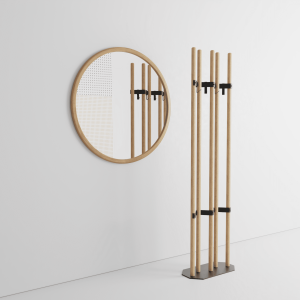 Modern full-length decorative mirror with unique frame design